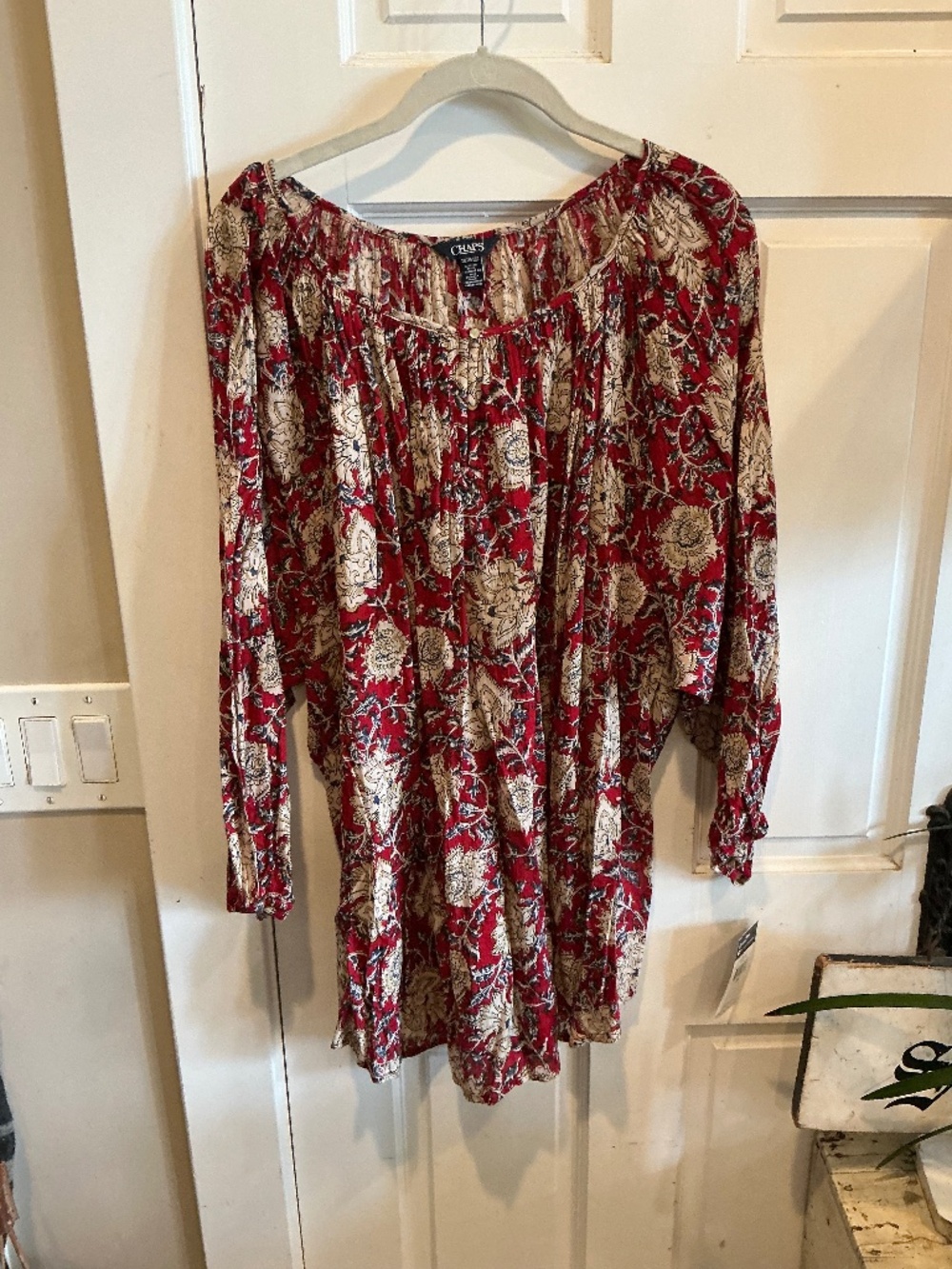 Chaps tunic or top in gorgeous colors!  Brand new with tags!  Plus size 3x